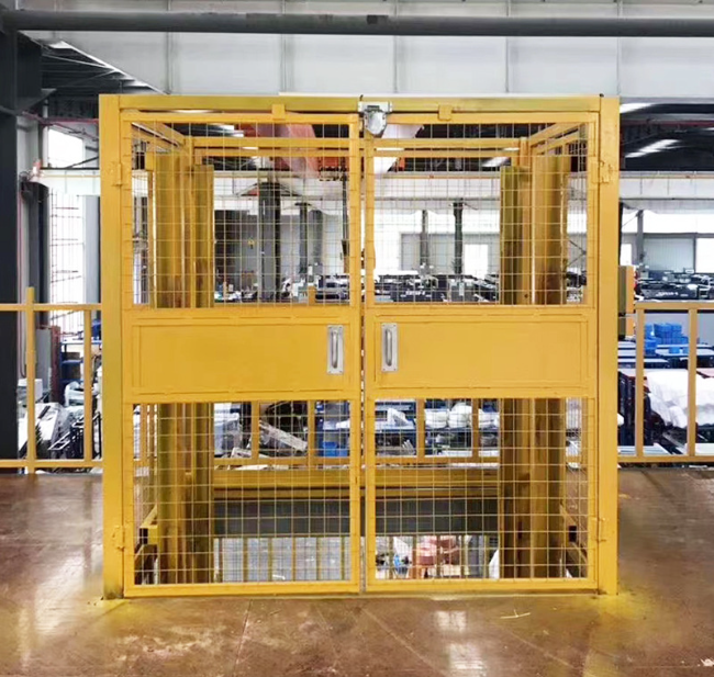 周口智能导轨式升降机亮相